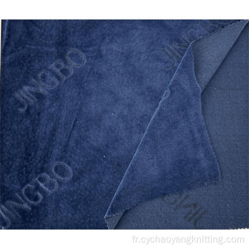 Meubles en tricot en tissu en velours imprimé en polyester